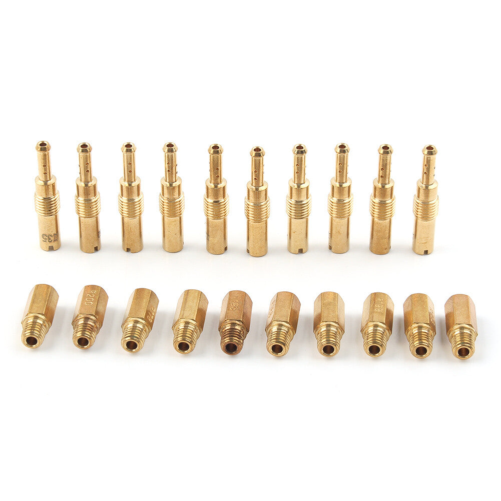 178-200 Main Jet  32-55 Slow Jet Kit For NSR KSR PWK Keihin OKO CVK Carburetor