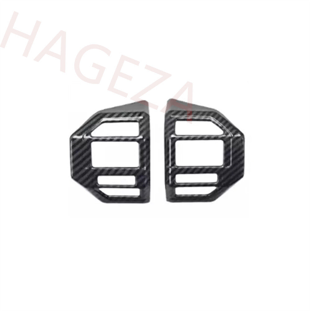 Carbon Fiber ABS Steering Wheel Button Cover For Toyot@ for Land Cruiser LC250 2024+