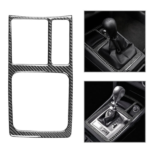 Carbon Fiber Gear Shift Box Panel Cover Trim for Mitsubishi Lancer DE for ES 200816