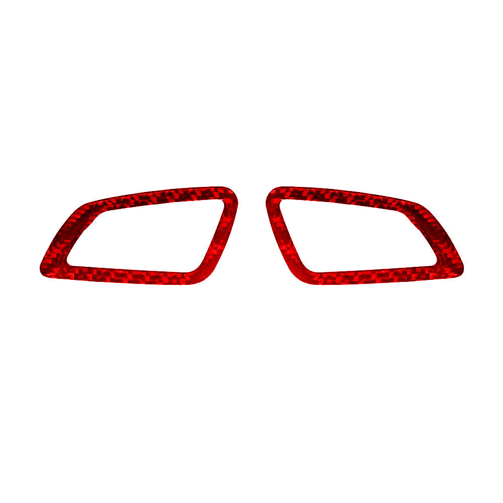 Red Carbon Fiber Central Console Side Strips Trim For Altima 2019-2022 v