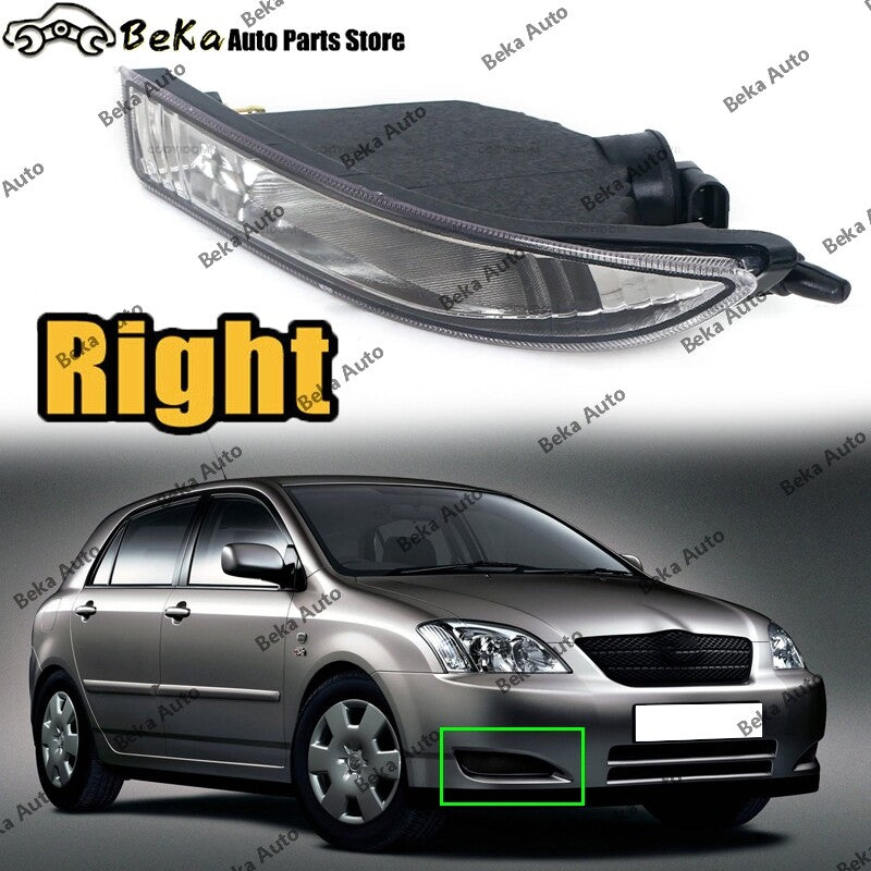Front bumper fog light with bulbs for Toyota for Corolla Kombi Limo E12 2001-2004