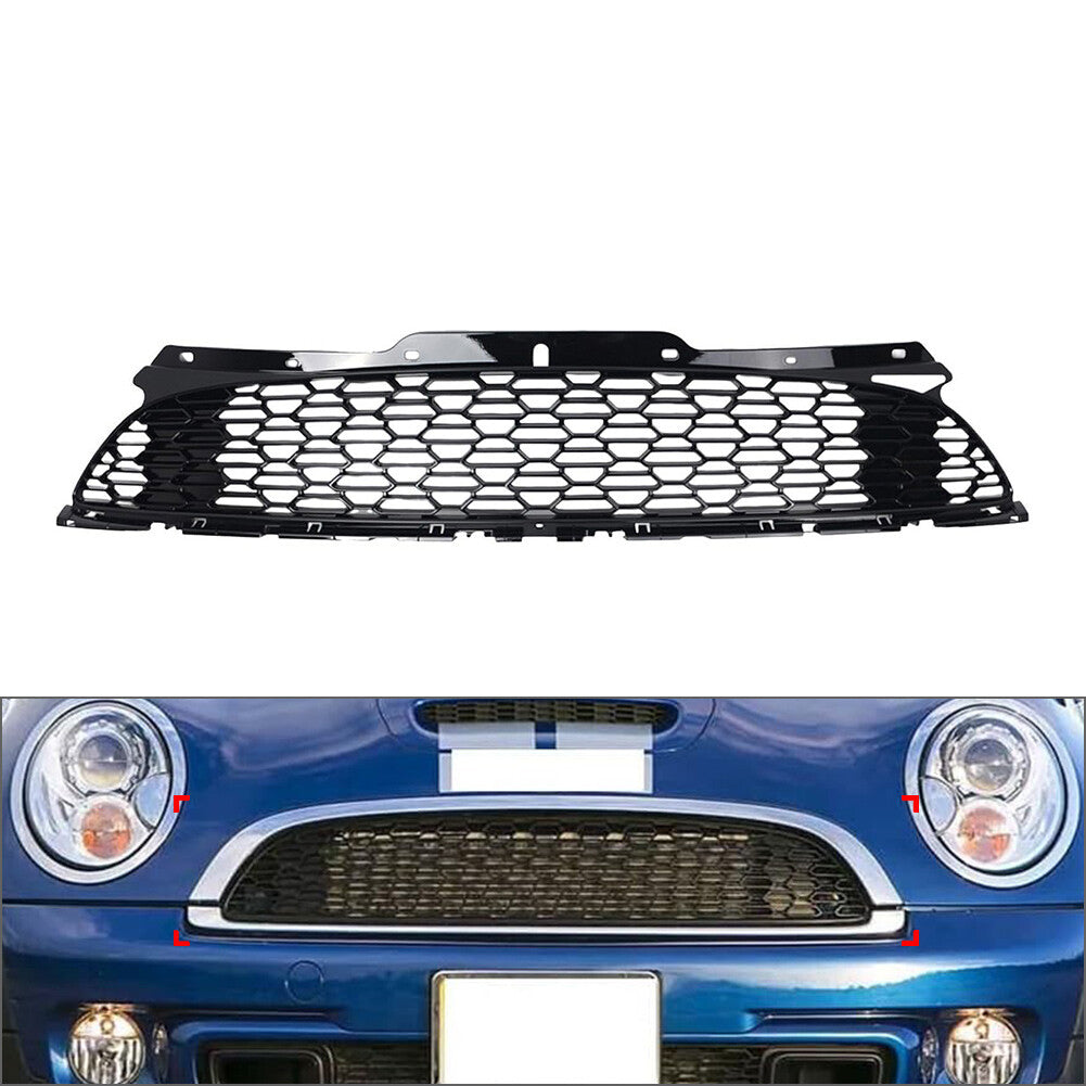 Front Bumper Upper Center Grille Fit for BMW for Mini Cooper R55 R56 R57 R58 R59