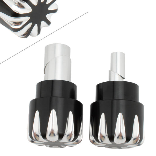 Aluminum Alloy Motorcycle Front Axle Nut Covers Cap Black for BMW R18 Q