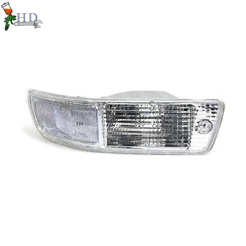 1 pair of transparent front bumper fog lights for 1998 and 1999 for Toyota RAV4, no bulbs, no wires.
