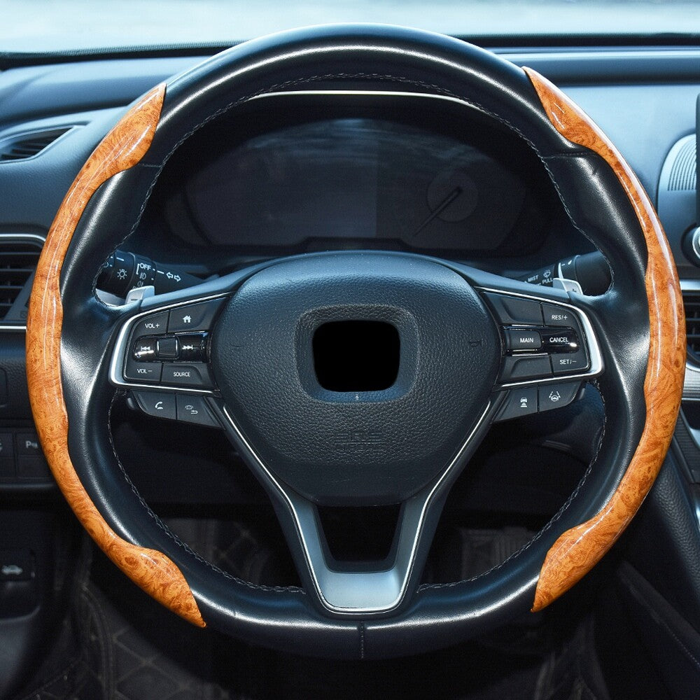 1 Pair Universal Auto Car 15inch O/D Shape Steering Wheel Cover Non Slip