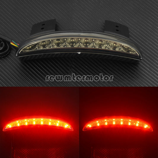 Rear Brake Tail Light w/Smoke Lens Fit for Harley Sportster Iron 883 48 72 1200