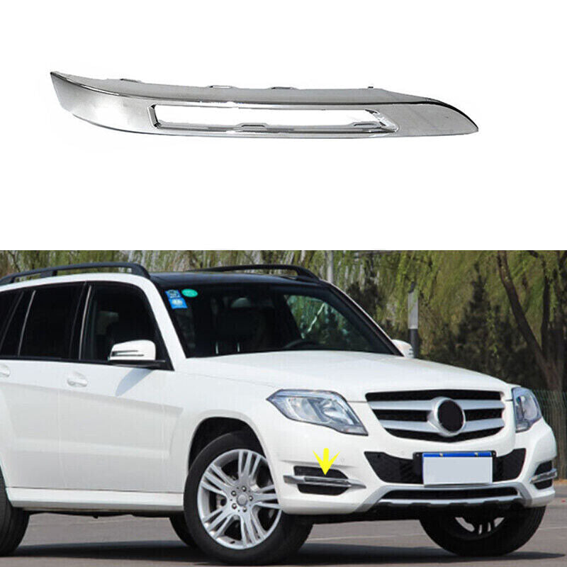 Right Side Front Fog Light Chrome Trim Bezel Cover for Benz X204 GLK 2013-2015