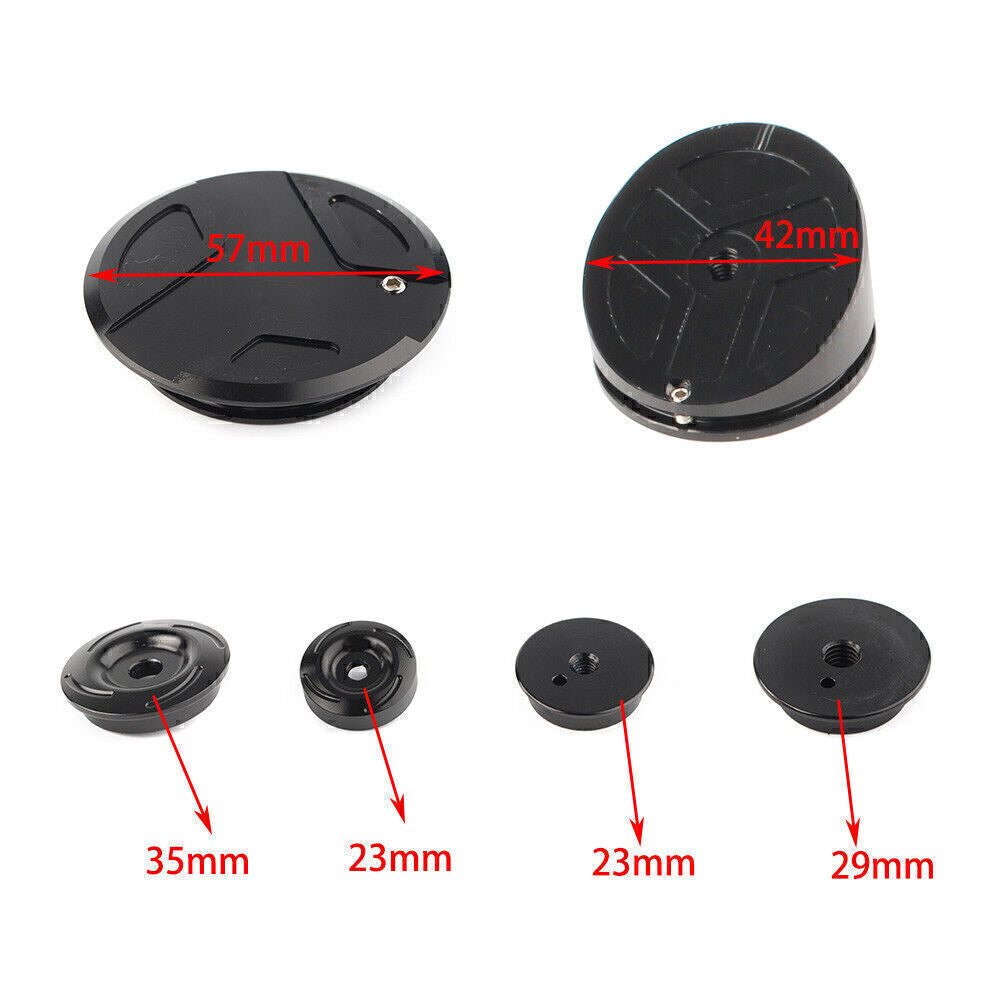 Red Frame End Cap Hole Plug Decor Cover Kit for BMW R 1200 GS ADV 2013-2019 Q