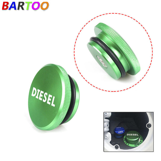 Aluminum Green Diesel Billet Fuel Cap Magnetic for 2013-2017 for Dodge for Ram Replace Q