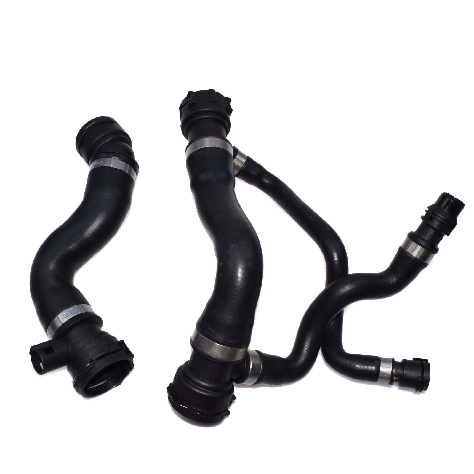 2Pcs Upper Lower Radiator To Thermostat Hose for BMW E60 525i 525xi 530i 530xi