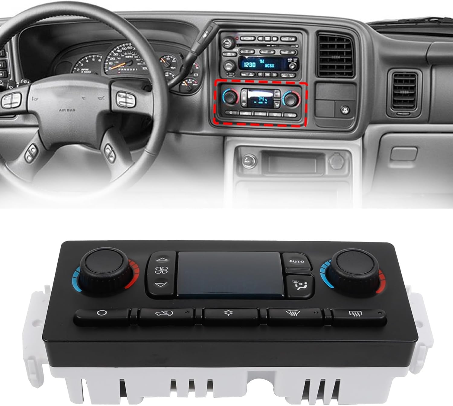 1pcAC Heater Climate HVAC Control Module 599-211XD for Chevy for GMC Improved Design Q
