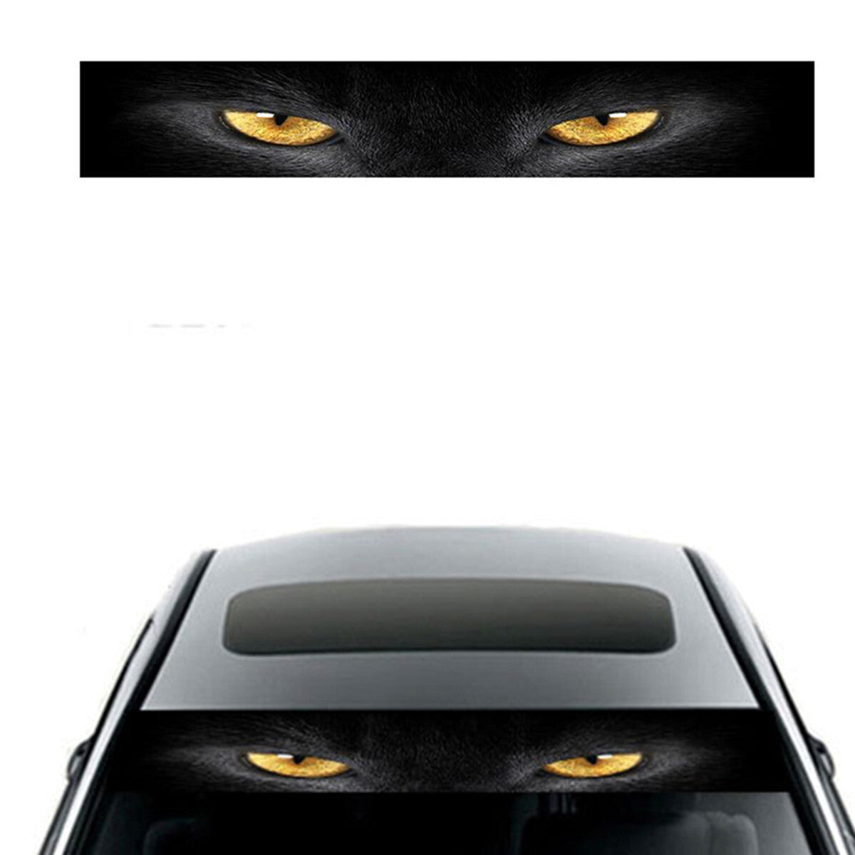 Windshield Decal 3D Sun Strip Visor Windscreen Sticker Banner Car Accessories