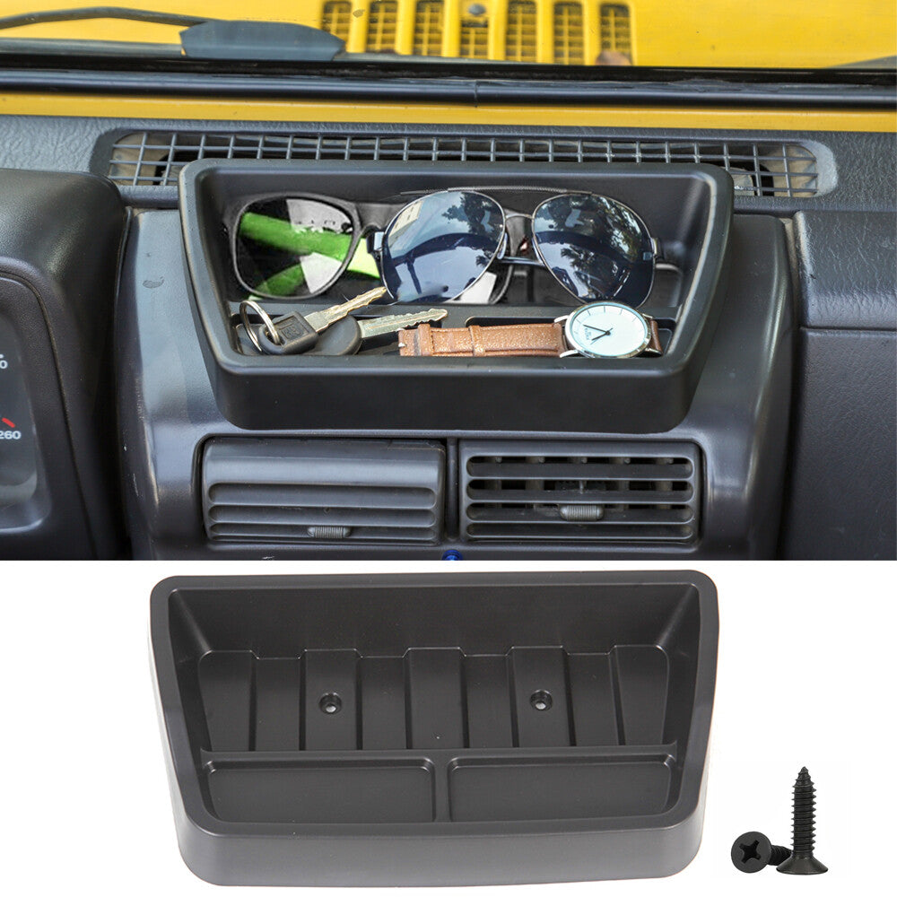 Accessories for Jeep TJ for Wrangler 1997-2006 Dash Panel Dashboard Storage Box 1PCS