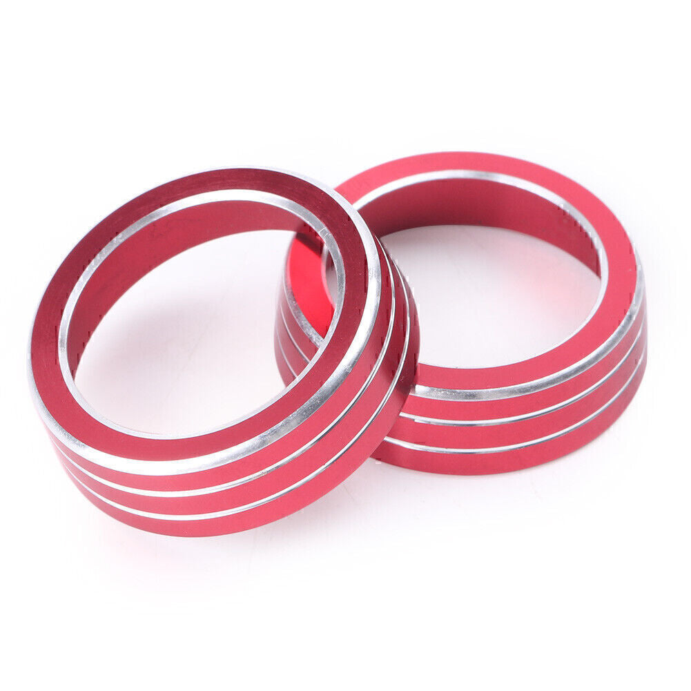 Red AC Air-condition Control Switch Cover Ring Fit for Honda for Civic 2016-2017 po Q