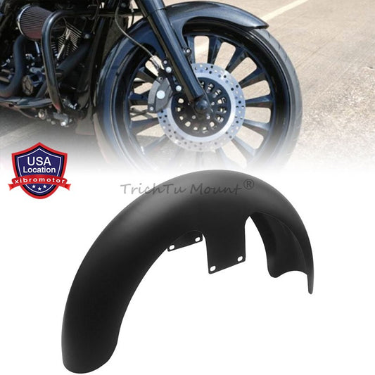 19 inch Matte Black Wheel Wrap Front Fender for Harley CVO Road Street Glide Q