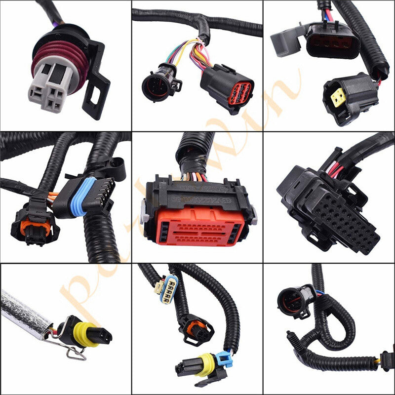 Engine wiring harness for 2004 250 350 450 550 with heater Ref: 4C3Z12B637CA- n