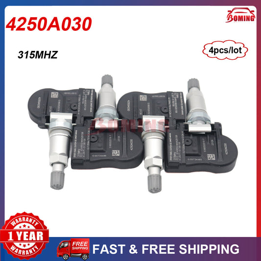 4x TPMS Tire Pressure Sensor 4250A030 For 2010-2017 for Mitsubishi Lancer Outlander