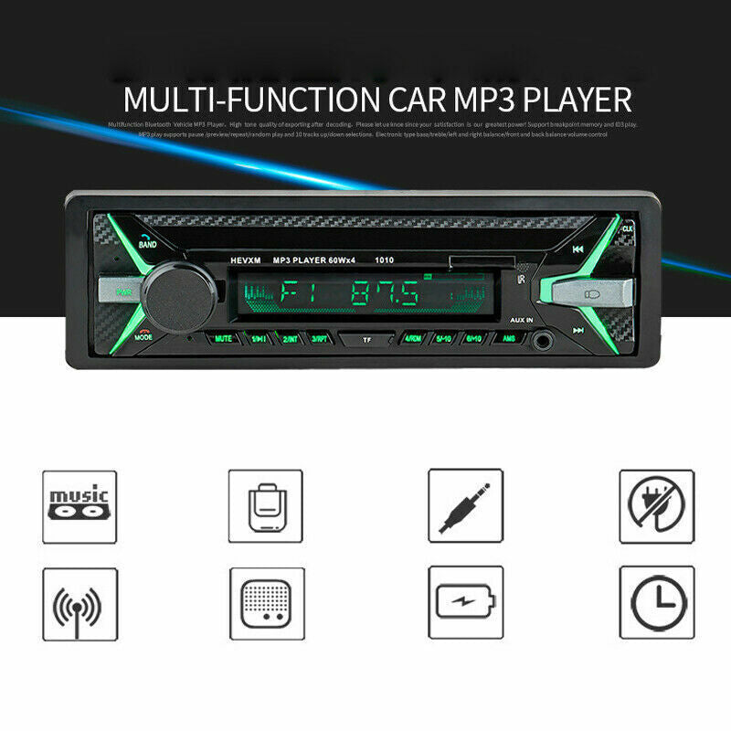 4-channel digital Bluetooth audio USB/SD/FM/WMA/MP3 radio stereo player unit kit - n