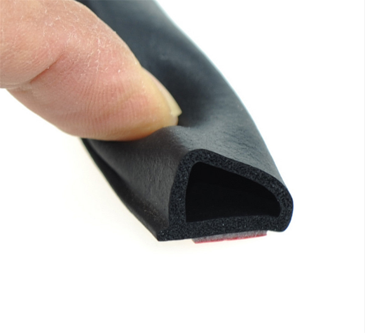 4M Sloping D Type Car Door Rubber Seal Strip Edge Soundproof Trim Weatherstrip