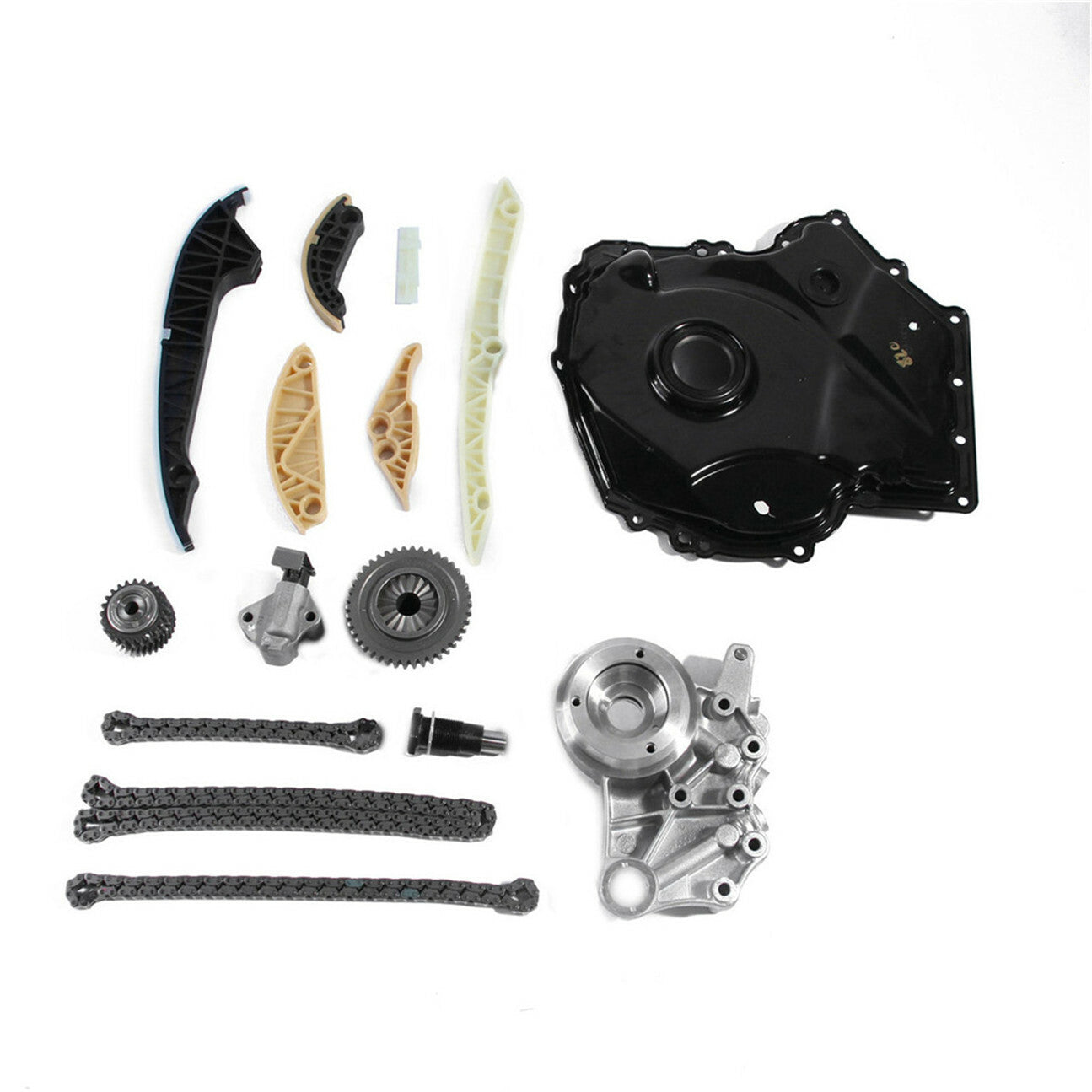 Engine Timing Chain Tensioner Cover Bracket for VW for Golf for Passat for JETTA Amarok 2.0T Q