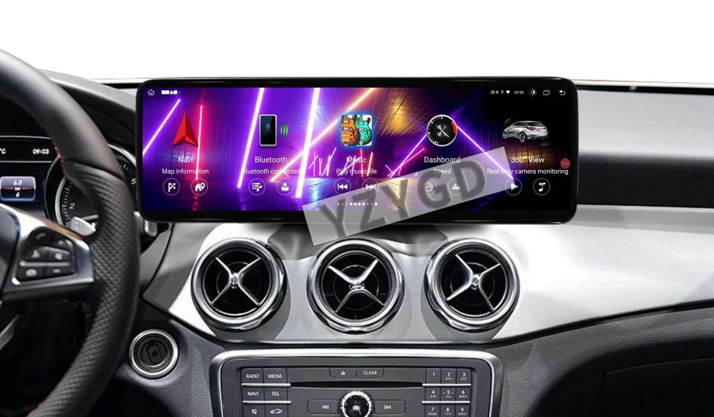 for Mercedes for Benz GLA CLA A/B Class 2015-2018 CarPlay Car Radio GPS Video Player