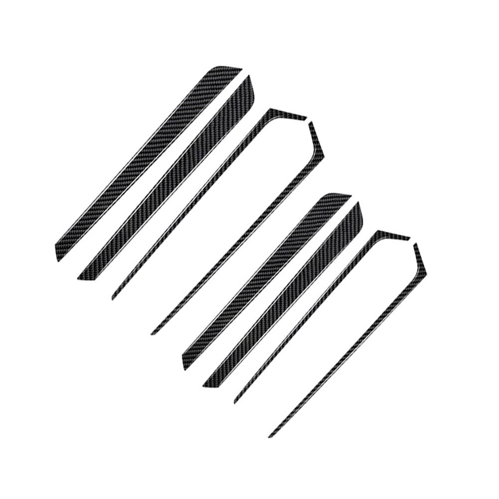 8X Carbon Fiber Door Panel Cover Trim for Subaru Outback Legacy 2015-2017