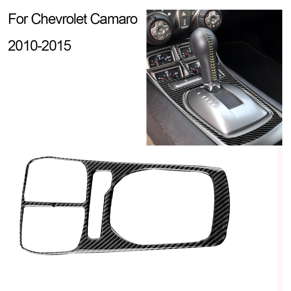 Carbon Fiber Oil Temperature Frame Cover Trim For Camaro 2010-2015 v