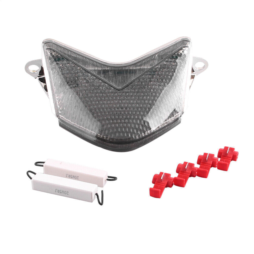 Smoke Rear Tail Light Brake Lamp Turn Signal for KAWASAKI ZX-10R 06-07 ZX-6R 636