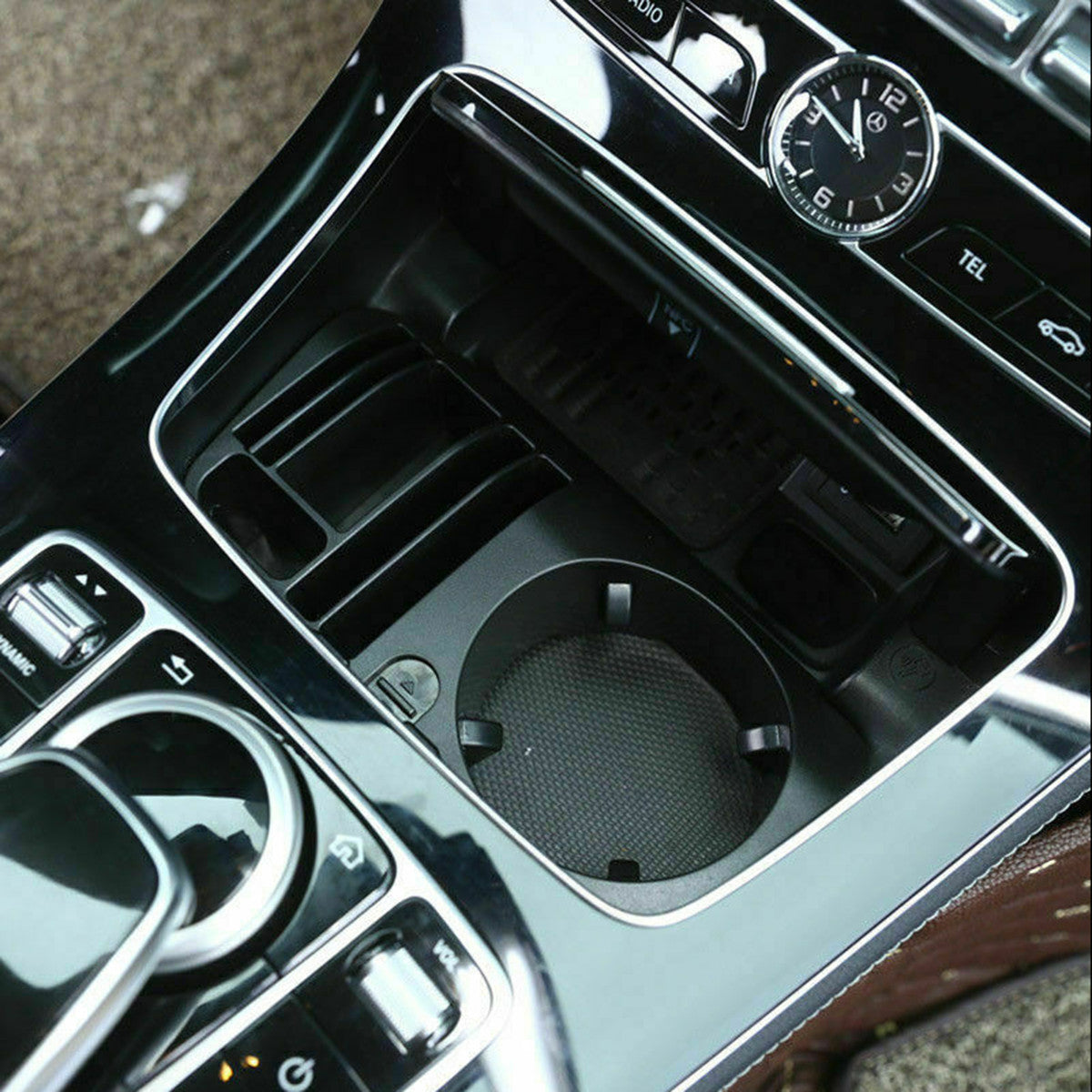 Suitable for CE GLC-Class 15-18 Central Storage Box Cup Holder Phone Holder n