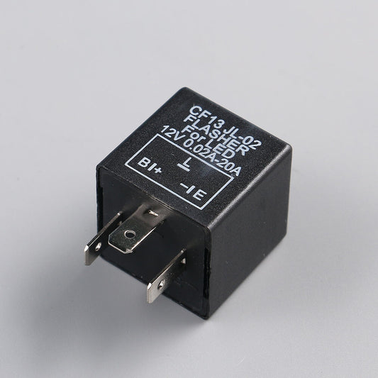 Universial Fix LED Flasher Flash Relay 3 Pins for Turn Signal Lamp Hyper Flash Q