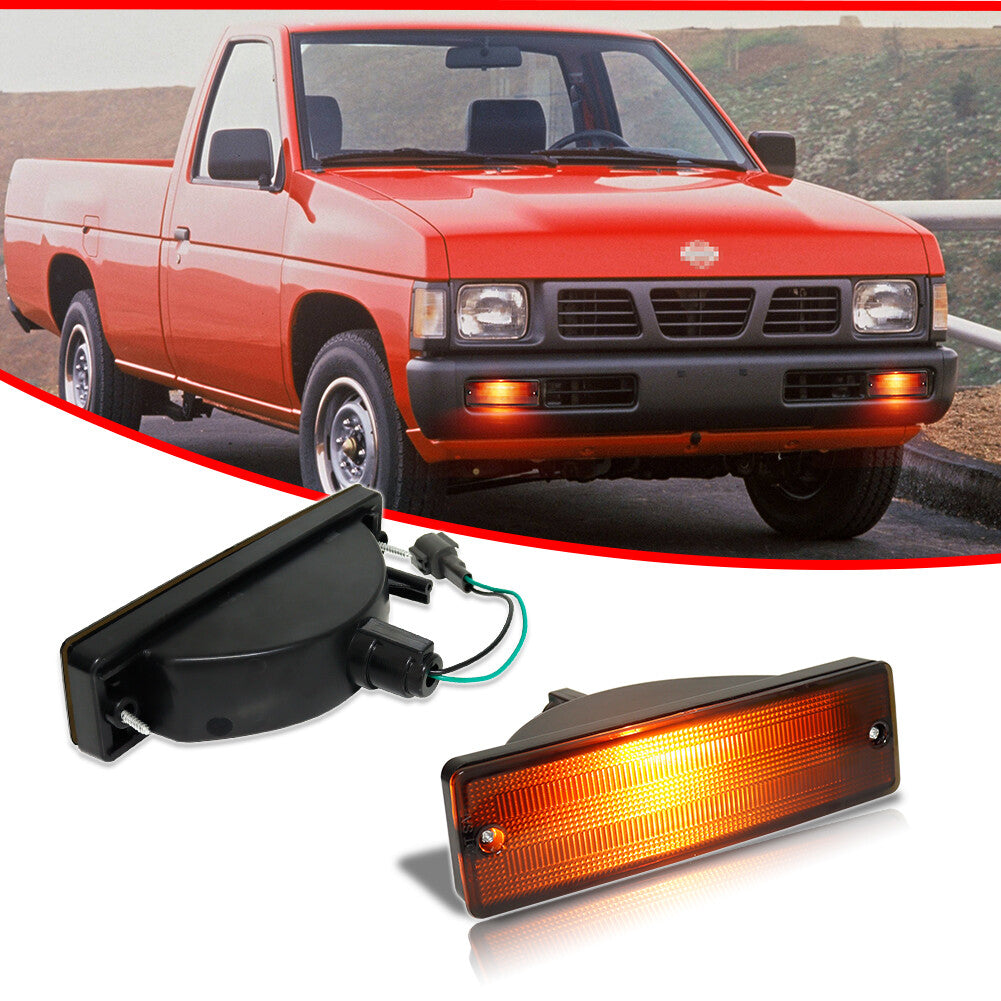 A pair of signal lights for 88-97 for D21 hard body pickup trucks / 88-95 for Pathfinder - v