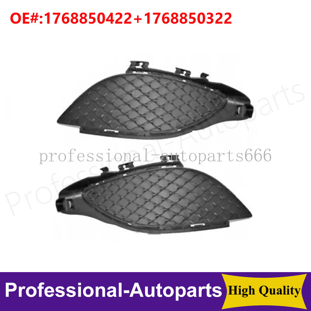 1Pair Front L&R Bumper Fog Grille Cover for Benz A-Class W176 A160 A45 A220 A250 Q