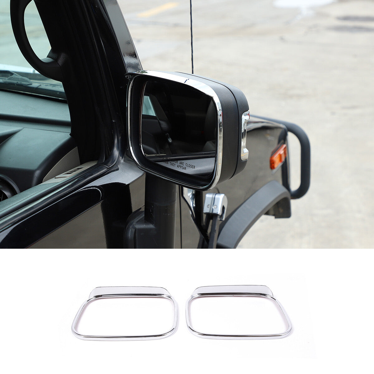 Black alloy door fuel tank cap lock cover decoration suitable for Hummer H2 2003-2009- v