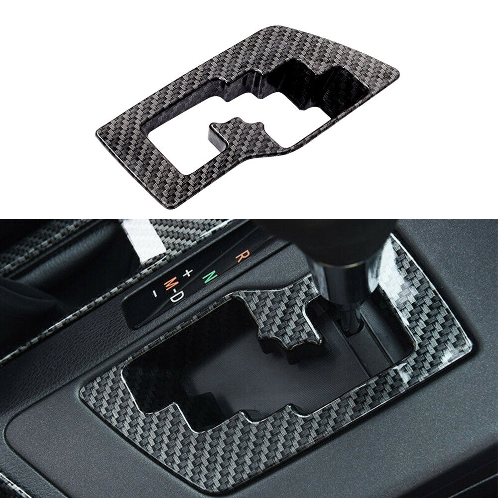Fits for Toyota RAV4 2016-2018 Interior Gear Shift Panel Cover Trim Carbon Fiber New