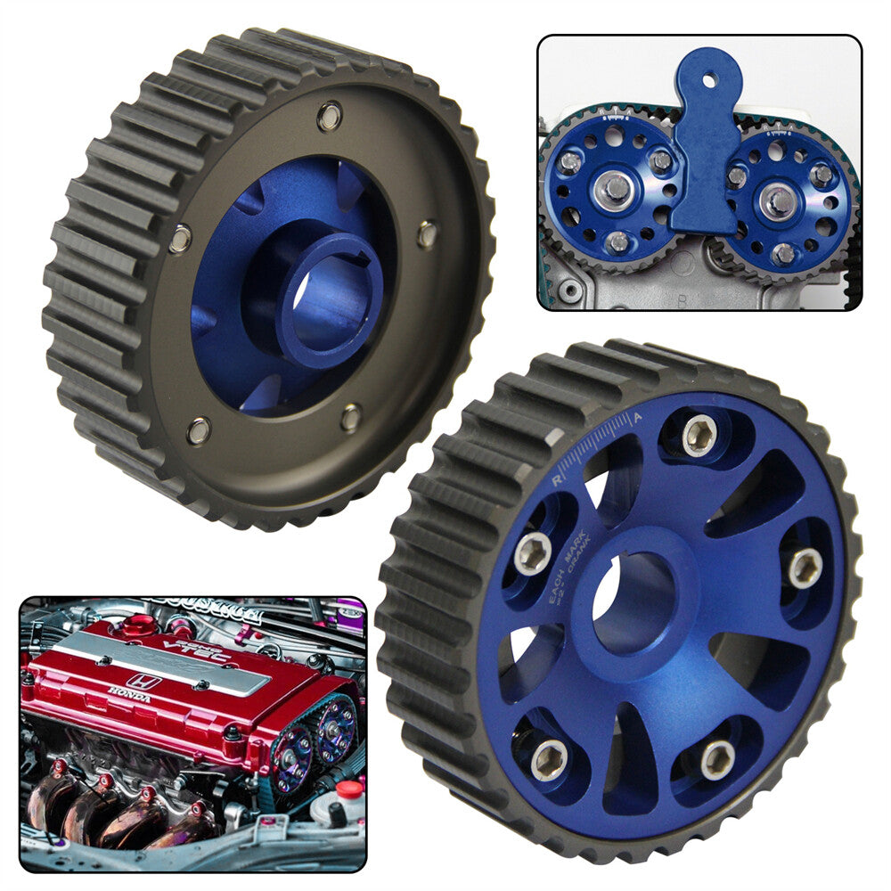 2PCS Racing Camshaft Gear Pulley for Acura Integra for Honda for Civic B16A B16B B18C BL