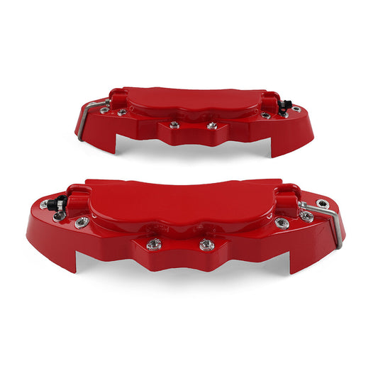 2x Universal Large Size Metal Style Car Auto Disc Brake Caliper Covers Set Kit Q