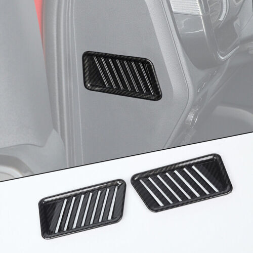 for Mazda 3 Axela 2019-2023 Carbon Fiber Grain Inner Gear Shift Knob Decor Cover v