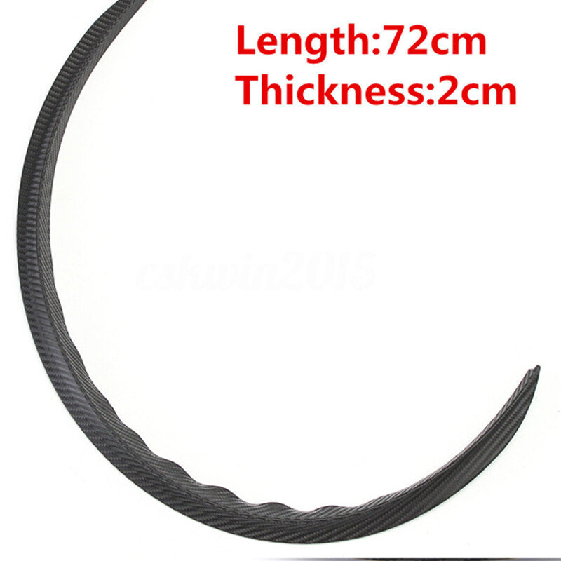 4PCS 28.7 Fender Flare Car Wheel Arch Eyebrow Protecter Antiscratch Trim Set v