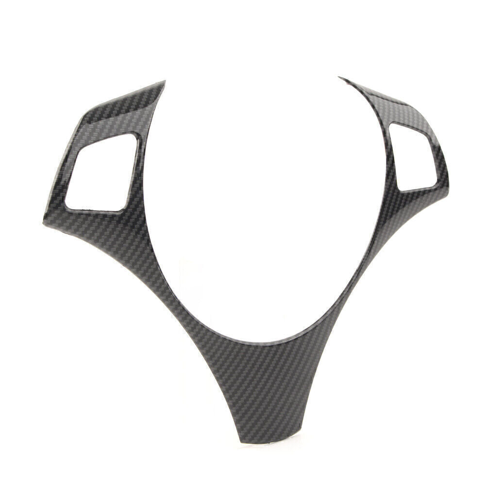 Steering Wheel Frame Trim Cover Carbon Fiber Fit for BMW 3 Series E90 E92 E93 05-12