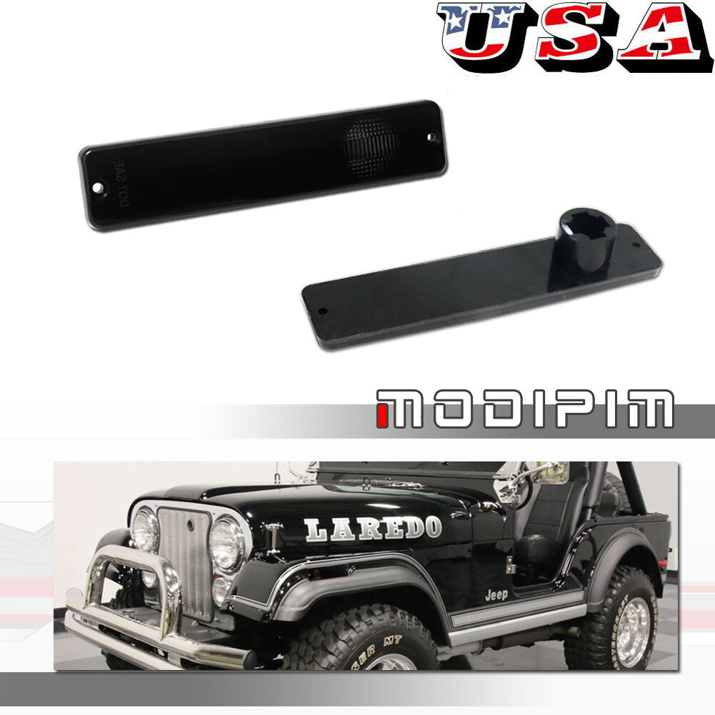 Pieces Smoke Front or Rear Side Marker Light Housing for 84-91 for Jeep Grand Wagoneer- v