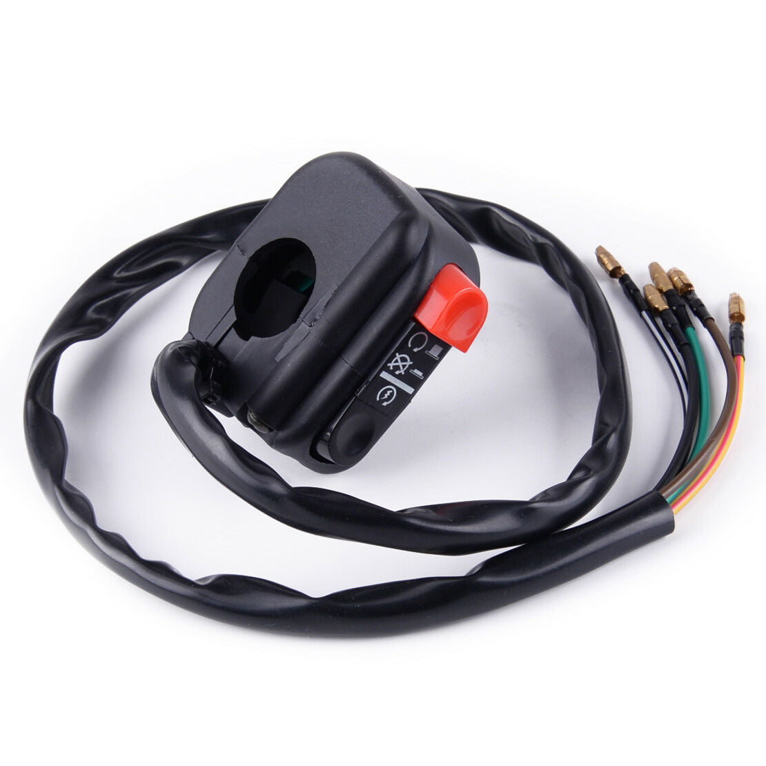 Universal Motorcycle ATV 7/8 Handlebar Mount Start Kill On Off Switch Assembly Q