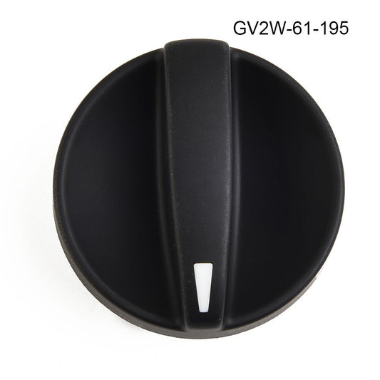 Heater knife decorative parts, plastic switch, 1 piece, air conditioning temperature accessory, black car