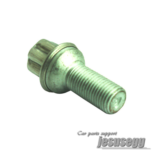 Silver M14x1.5 Ball for Seat Lug Bolts 27mm Shank Stainless Steel Head for Mercedes Q