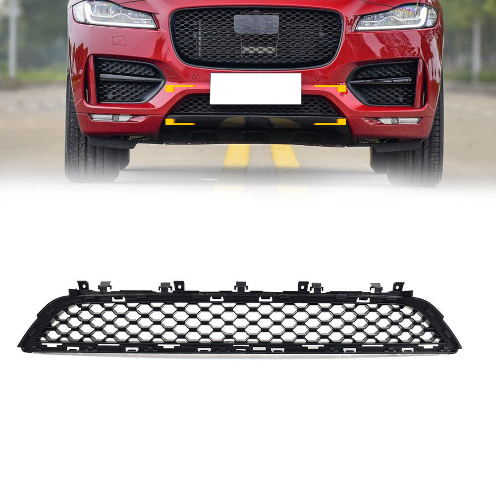 Front Bumper Lower Center Grille Mesh Grill for Jaguar F-Pace First Edition R