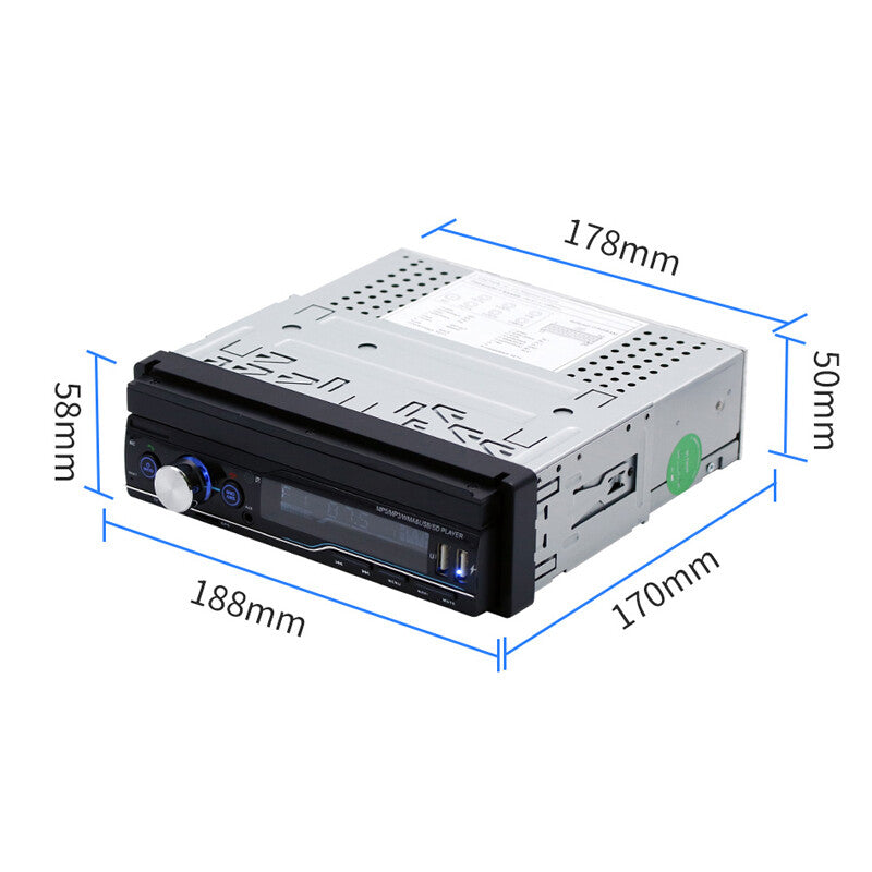 1Din Practical 7Touch Screen 12V Bluetooth GPS Flip Car Stereo Radio MP5 Player v