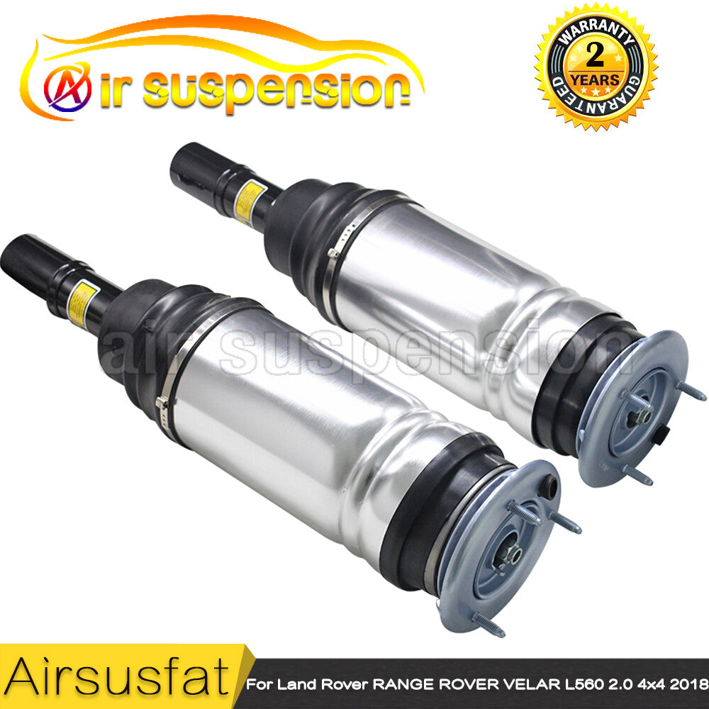 2pcs Front Air Suspension Shock Absorbers for Range Rover VELAR L560 2.0 4x4