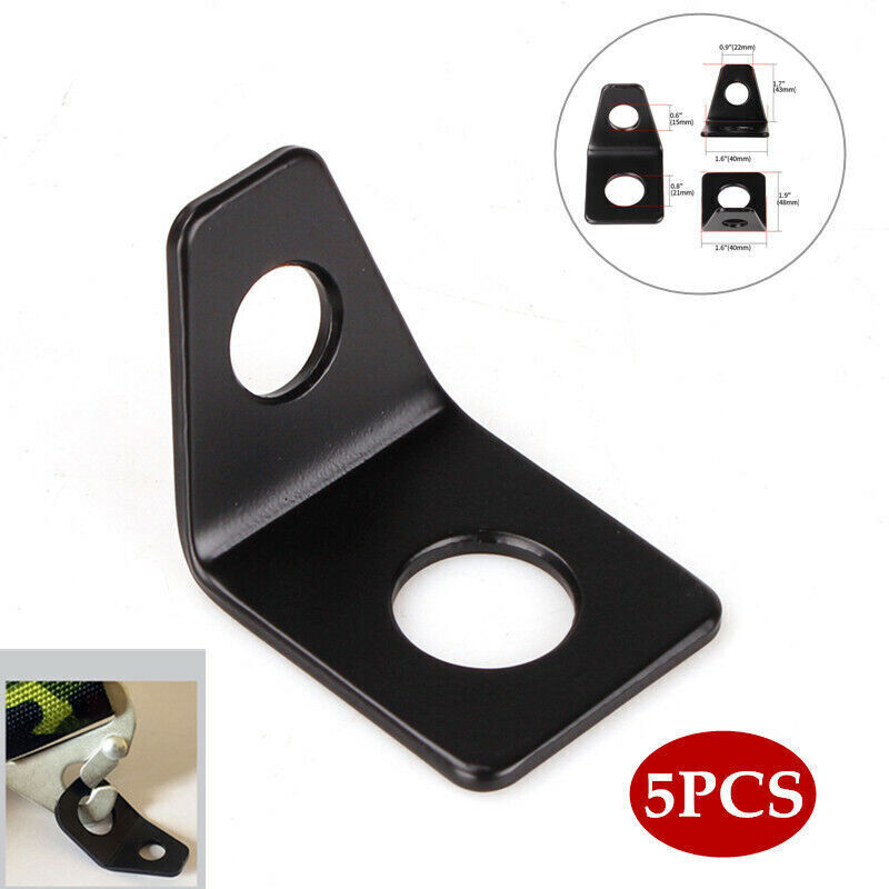 5-piece car safety for seat belt buckle 90-degree angle L-shaped bracket - n