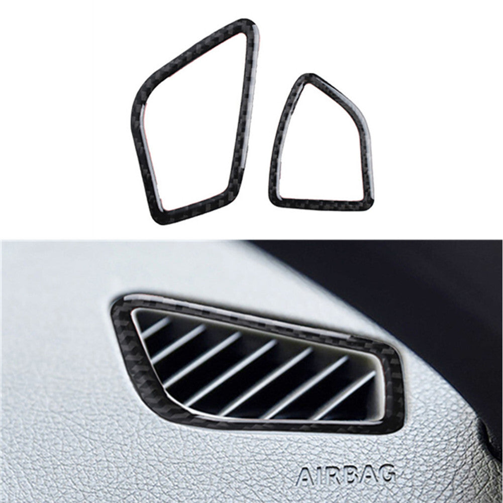 Carbon Fiber Gear Shift Panel Frame Cover Trim for Jaguar F-PACE XE XF 2016-2020 v