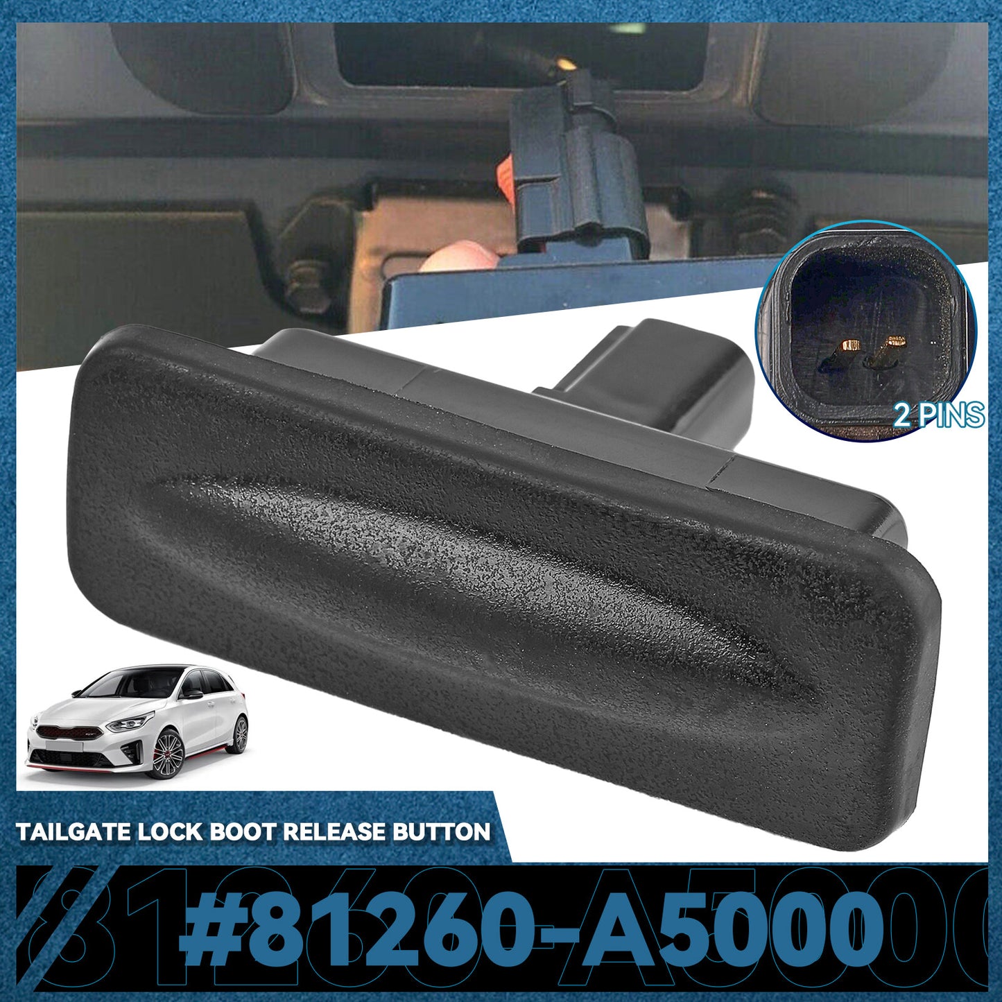 Trunk Tailgate Button Release Boot Lid Switch for HYUNDAI I30 GD HATCHBACK 12-17 Q