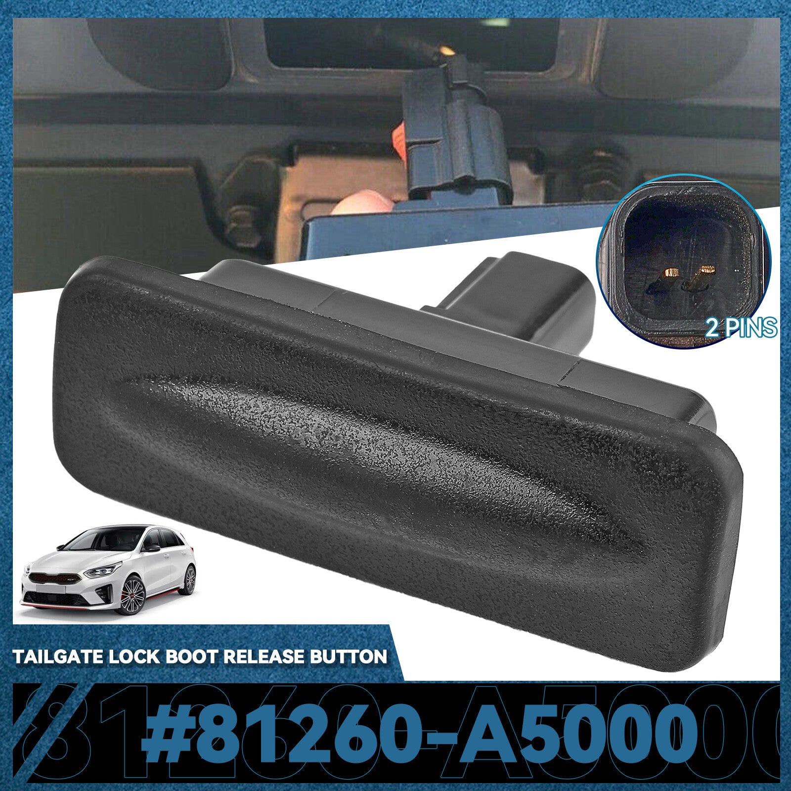 Trunk Tailgate Button Release Boot Lid Switch for HYUNDAI I30 GD HATCHBACK 12-17 Q